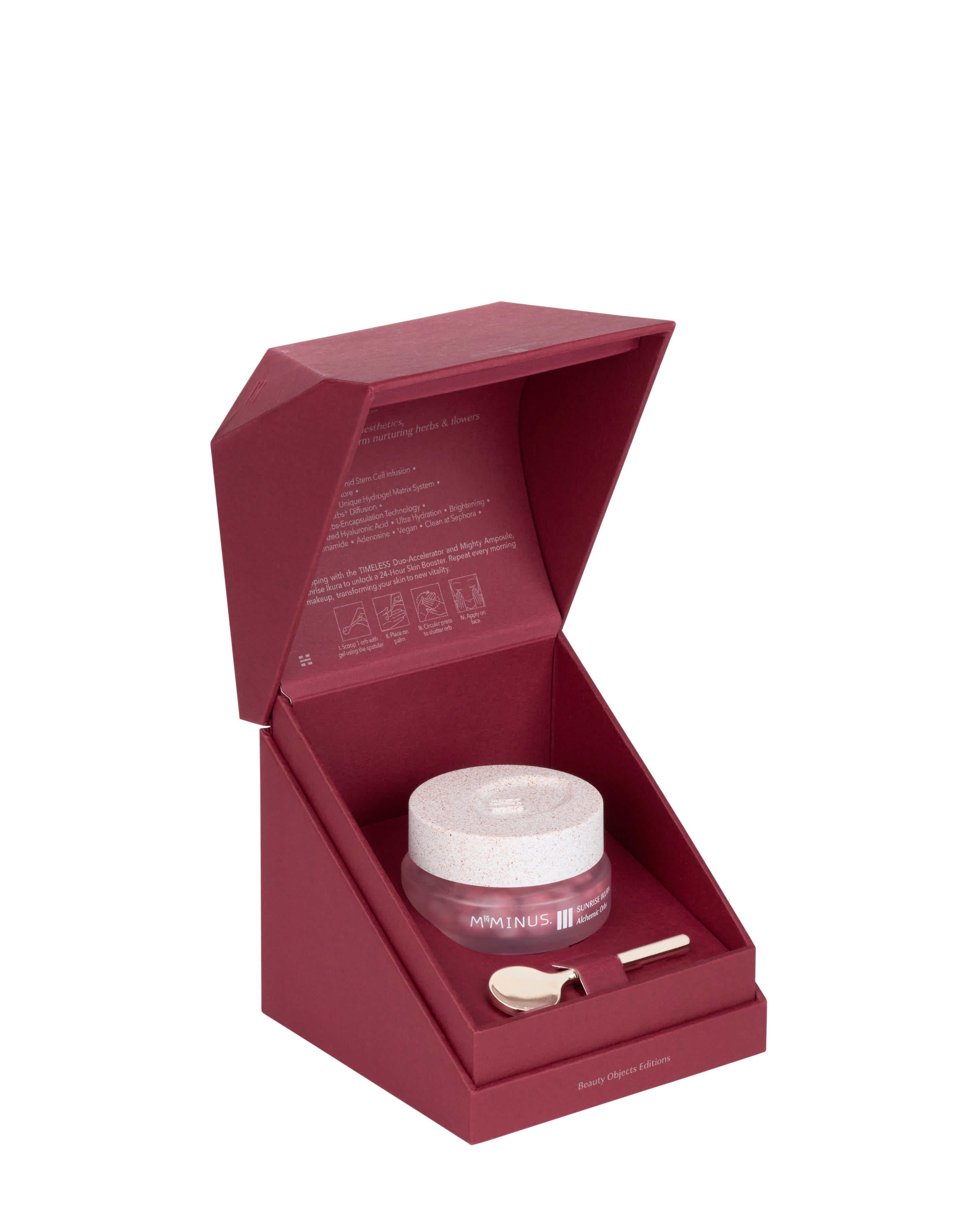 M19Minus the TIMELESS - III Sunrise Ikura - Alchemic Orbs Day Cream