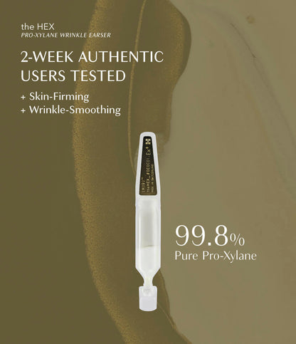 the HEX  /  Intensive Wrinkle Ampoule Treatment EX+